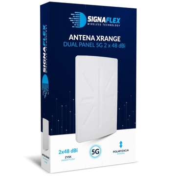 ВЫХОДНАЯ АНТЕННА GSM ПАНЕЛЬ ДВОЙНАЯ 3G 4G LTE 96 дБи