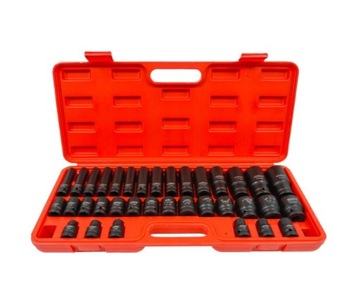 НАБОР УДАРНЫХ ГОЛОВОК 8-32 УДАРНЫХ ГОЛОВОК 1/2 IMPACT, 35 ЭЛЕМЕНТОВ, КОРПУС
