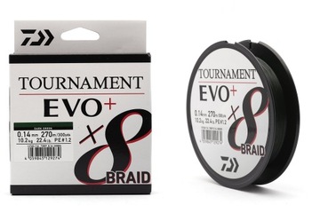 PLECIONKA DAIWA TOURNAMENT 8X EVO+ 135m-0,14mm