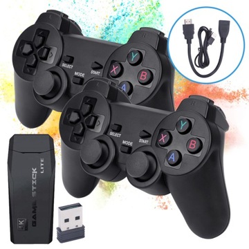 PRZENOŚNA KONSOLA M8 RETRO GAMING 2500 GRY 3,5-CALOWY IPS Z KARTĄ TF 64G