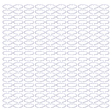 200 шт., пластиковые пряжки с куриным клювом из полипропилена