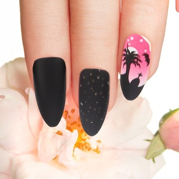 KOBIETY DZIEWCZYNY NARZĘDZIE DO MANICURE SZTUCZNE PAZNOKCIE PREZENT SZTUCZNE PAZNOKCIE 48 SZT