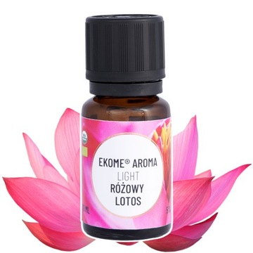 Olejek Różowy Lotos w Jojoba Ekome BIO Młoda skóra Medytacja Afrodyzjak