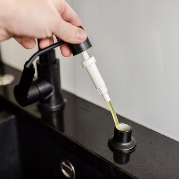 ДИСПЕНСЕР ЖИДКОСТИ для кухонной мойки, ЧЕРНЫЙ 500мл