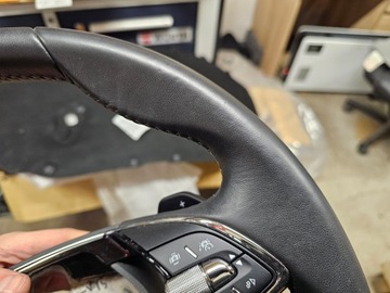 SKODA OCTAVIA IV КОЖАНЫЙ РУЛЕВЫЙ РУЛЕВЫЙ 5E3419093AT