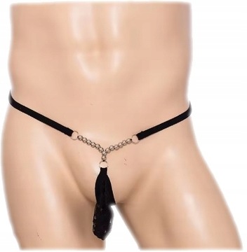 SEXY MĘSKIE KORONKOWE STRINGI SAKIEWKA M/L