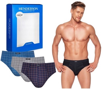 HENDERSON SLIPY MAJTKI MĘSKIE 1446-K595 BAWEŁNA XL