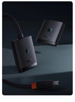 Двунаправленный переключатель Baseus 1x2 HDMI 4K 60 Гц, кабель HDMI длиной до 40 м