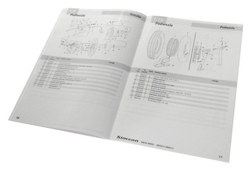Каталог запчастей Simson SR50, сервисная книжка