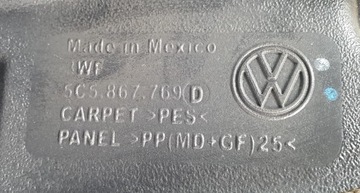 POLIČKA KUFRU ZADNÍ VW NEW BEETLE II 5C5867769D
