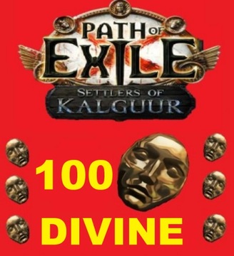 PATH OF EXILE SETTLERS OF KALGUUR 100 SZTUK DIVINE ORB ORBY NOWA LIGA POE