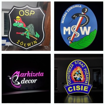 Круглые неправильные овальные светодиодные рекламные коробки