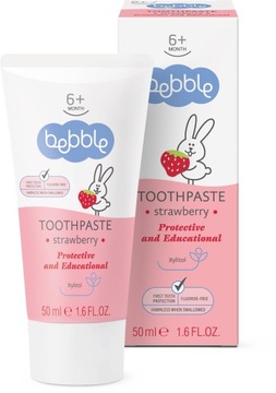BEBBLE Pasta do zębów truskawkowa 50 ml