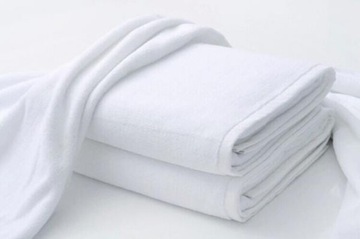 BIAŁY RĘCZNIK HOTELOWY KĄPIELOWY DO SPA DUŻY GRUBY FROTTE 50x100 510g/m2