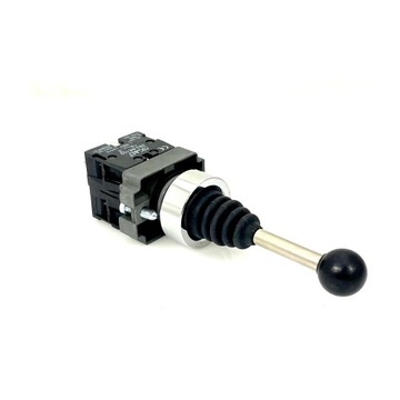 Joystick manipulator elektryczny 2 pozycje chwilowy samopowracający fi22mm