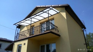 WIATA SAMOCHODOWA GARAŻOWA 5*3m ZADASZENIE STALOWA