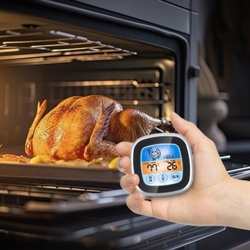 КУЛИНАРНЫЙ КУХОННЫЙ ТЕРМОМЕТР ДЛЯ МЯСА, РЫБЫ-ГРИЛЬ ДЛЯ КОПИЛНИ 250°C С ЗОНДОМ