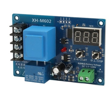 XH M602 Moduł kontroli ładowania Wyświetlacz LED