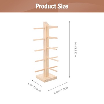 Рамка-органайзер для солнцезащитных очков из массива дерева