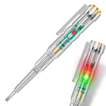 Próbnik napięcia LED 140mm 12-240V Tester Probówka