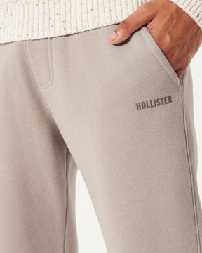 spodnie dresowe Hollister L Abercrombie relaxed jogger