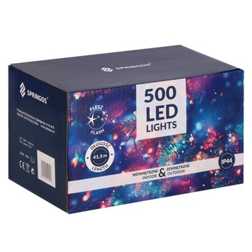 LAMPKI NA CHOINKĘ 500 LED MULTIKOLOR