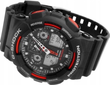 TWARDZIEL ZEGAREK CASIO G-SHOCK GA-100-1A4ER + BOX