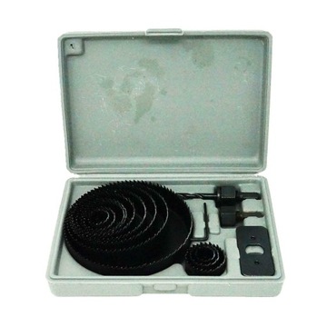 Набор сверл с пластиковыми ручками.