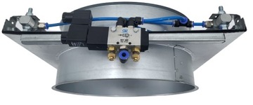 ПНЕВМАТИЧЕСКИЙ ОЦИНКОВАННЫЙ КЛАПАН Ø200