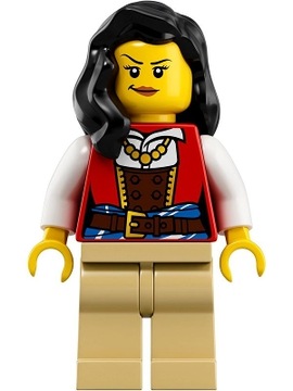 LEGO figurka 21322 idea067 piraci Lady Anchor
