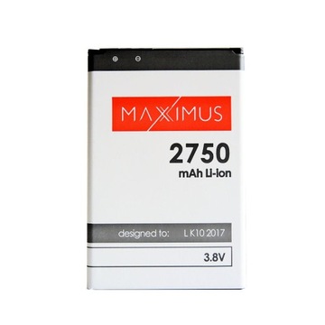 NOWA Świeża BATERIA MAXXIMUS DO LG K10 2017 2750 mAh BL-46G1F