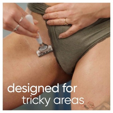 Женские бритвенные картриджи с 4 лезвиями.