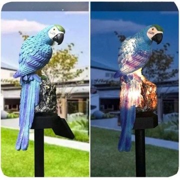 Светодиодный садовый светильник Parrot на солнечной батарее