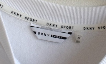 DKNY sport oversize - Bluza biała 34 xs