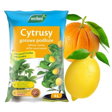 ZIEMIA podłoże DO CYTRUSÓW cytryny z SERAMIS 4L