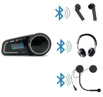 Interkom Bluetooth MaxTo M2C DO 6 KASKÓW LCD