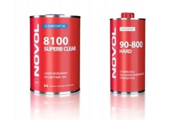 Novol Lakier bezbarwny 8100 Superb Clear (1L+0,5)