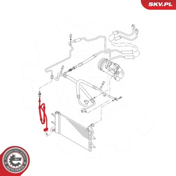 ESEN SKV PŘÍVOD KLIMATIZACE 54SKV704