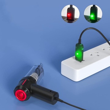 Беспроводной автомобильный пылесос с ручным фильтром Hepa МОЩНЫЙ 120 Вт + насадки