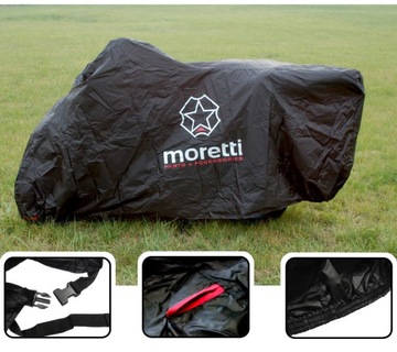 Pokrowiec motocyklowy Moretti r. XL czarny