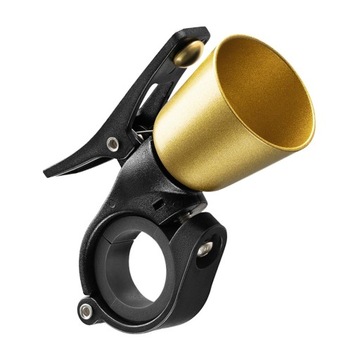 Mini dzwonek rowerowy Clear Sound dla dzieci, dorosłych, złoty