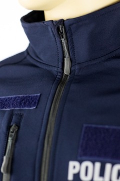Куртка из софтшелла полицейского темно-синего цвета POLICE