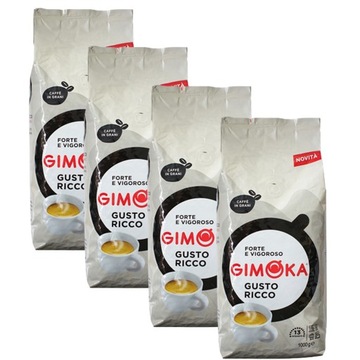 4x Gimoka 1kg L'Espresso Italiana kawa ziarnista