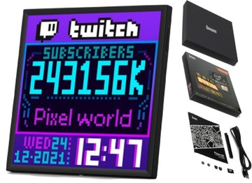 DIVOOM PIXOO 64 RAMKA BLUETOOTH WI-FI PIXEL ART