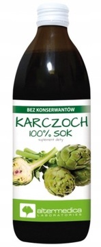 ALTER MEDICA 100% sok z karczocha zaw. wit C 500ml