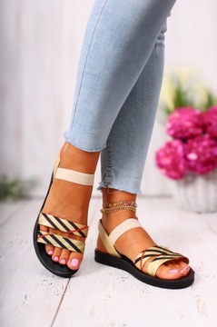 СПОРТИВНЫЕ САНДАЛИИ ЖЕНСКИЕ, БЕЖЕВЫЕ, УДОБНЫЕ ДЛЯ ЛЕТА