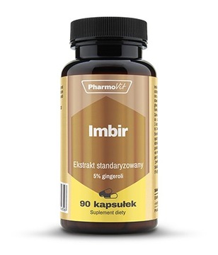 PHARMOVIT IMBIR STANDARYZOWANY 5% Ginger Jakość 90