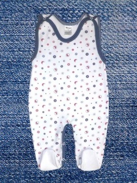 Комбинезон ZUZA на молнии в промежности, размер 80, выкройка 55