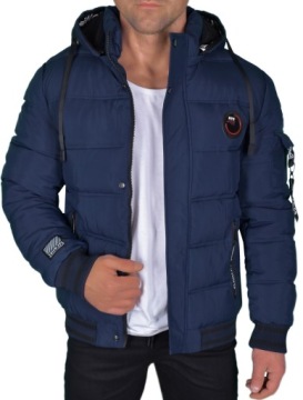 Зимний мужской мужская куртка герцогства с капюшоном