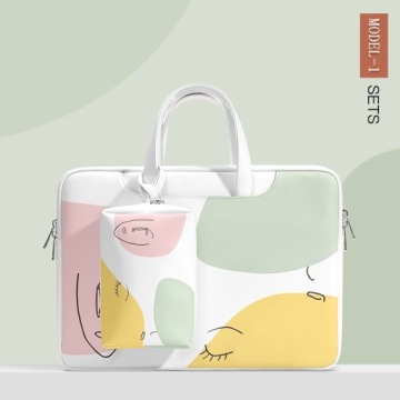 Сумка для ноутбука Taikesen 13.3 экокожа +ETUI M3 ecru-ceglanes